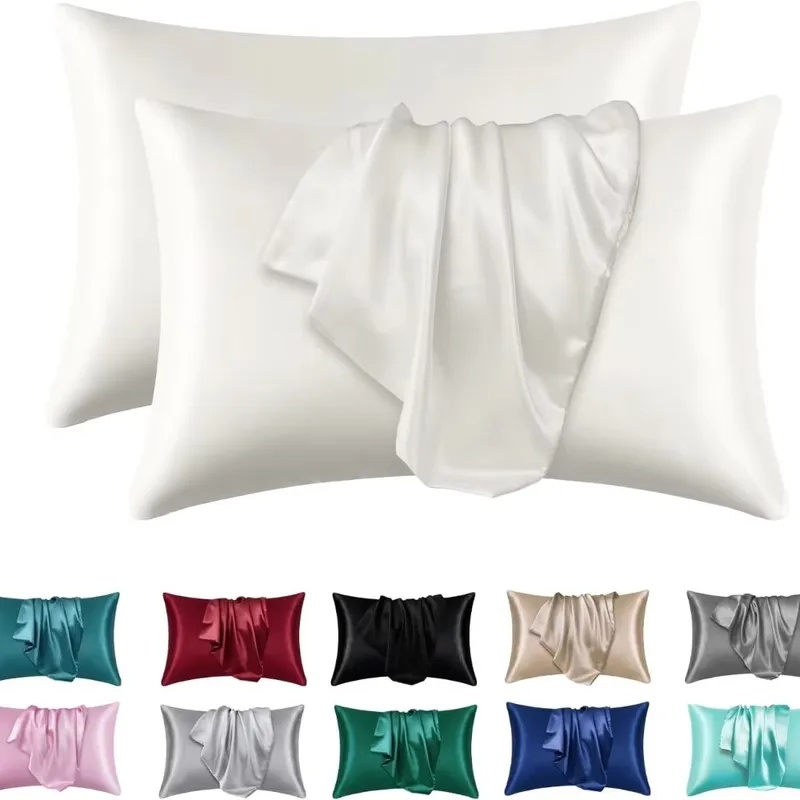 Satin Silk Pillowcase Hair Skin - 1/2 pz. Federa in Raso di