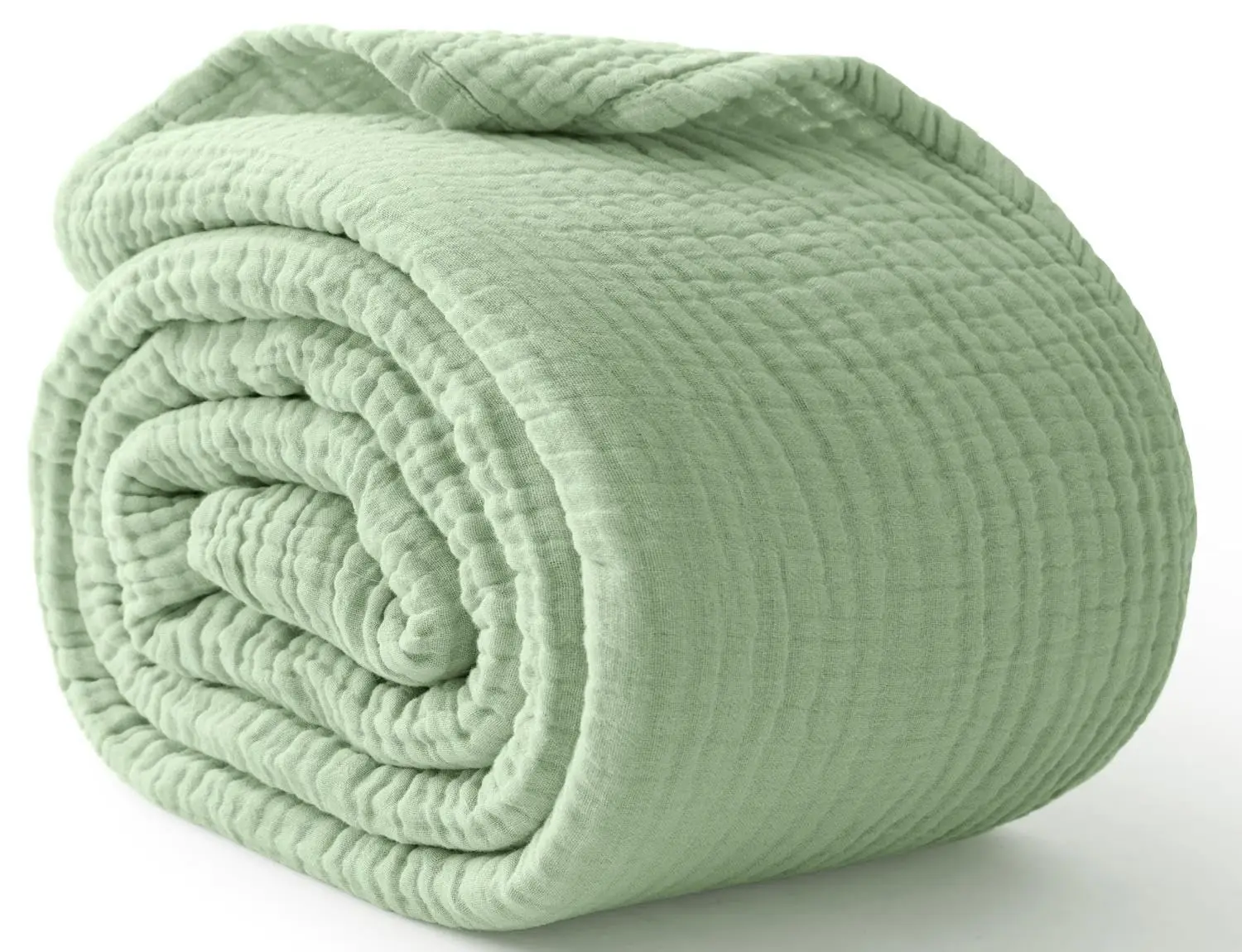 Muslin Cotton Bedspread - Coperta 100% Cotone per Letto, Morbida
