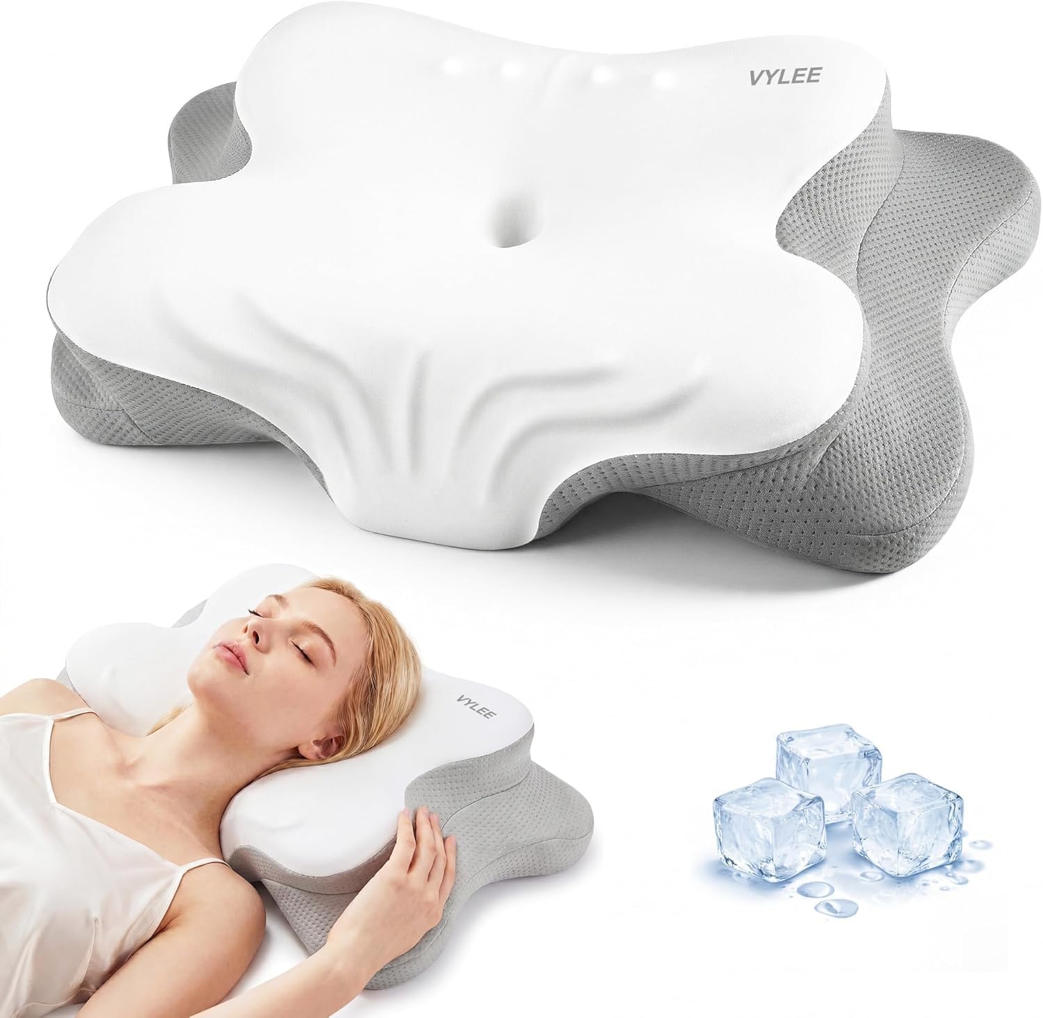Memory Foam Orthopedic Pillow Neck Pain - Cuscino cervicale per il sollievo dal