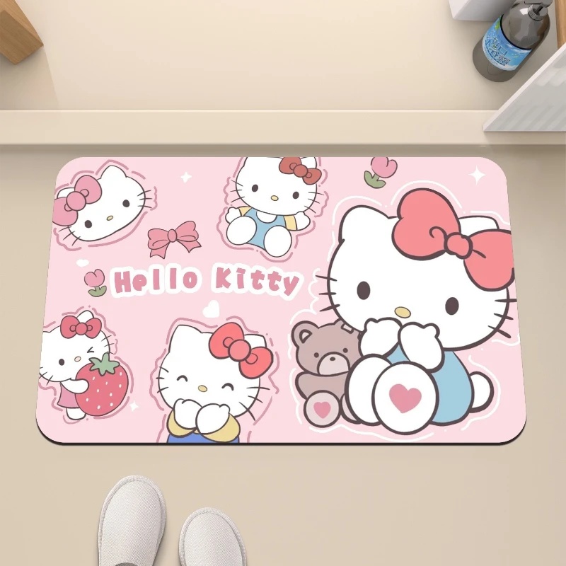 Quick Dry Diatomite Bath Mat - Tappetino da Bagno in Diatomite Hello
