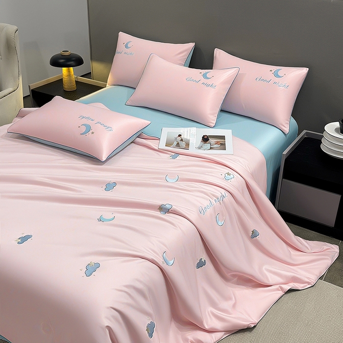 Cooling Blanket Hot Sleepers - Trapuntino Sottile Resistente allo Sbiadimento, Lavabile