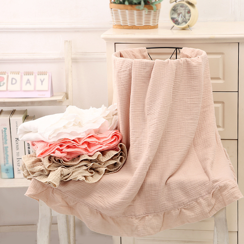 Muslin Cotton Bedspread - Coperte per Neonati in Cotone Biologico,