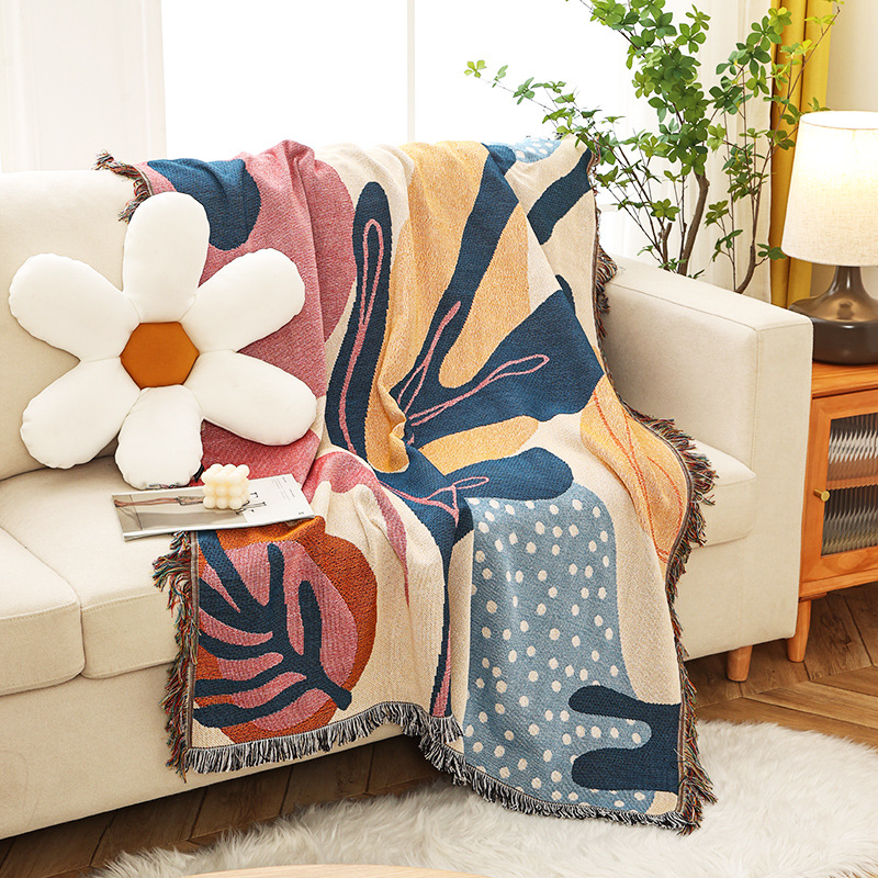 Boho Throw Blanket Fringe - Textile City Ins Alice Plant Patterns