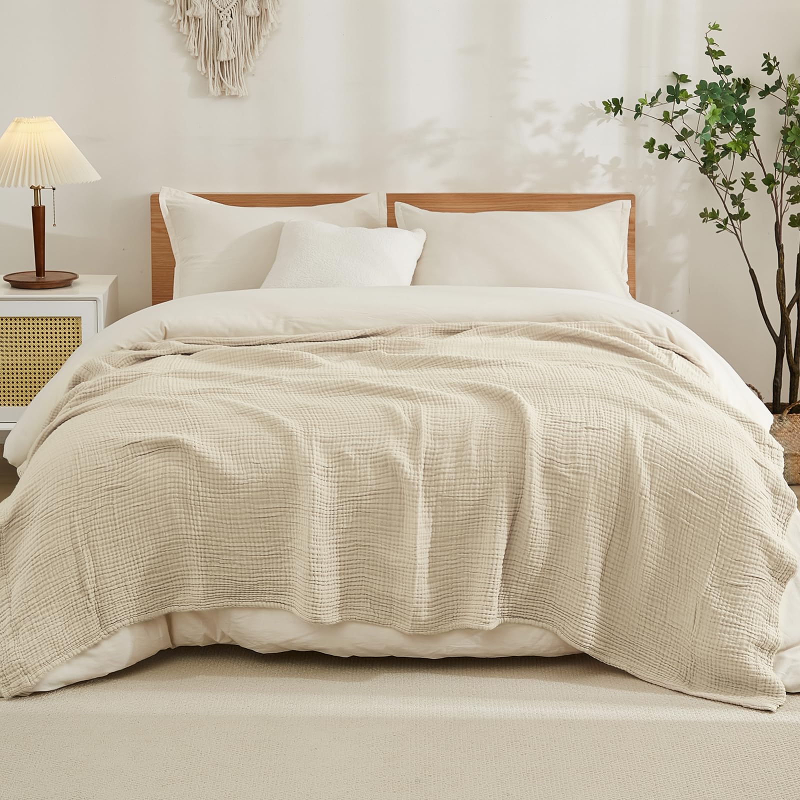 Coperta in cotone 100% per let - Muslin Cotton Bedspread recensione e prezzo