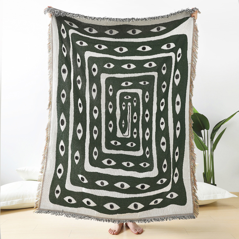Textile City Ins Eye Snake Thr - Boho Throw Blanket Fringe recensione e prezzo