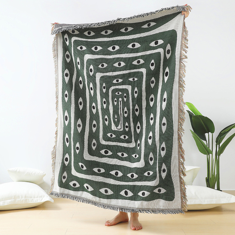Textile City Ins Eye Snake Thr - Boho Throw Blanket Fringe recensione e prezzo