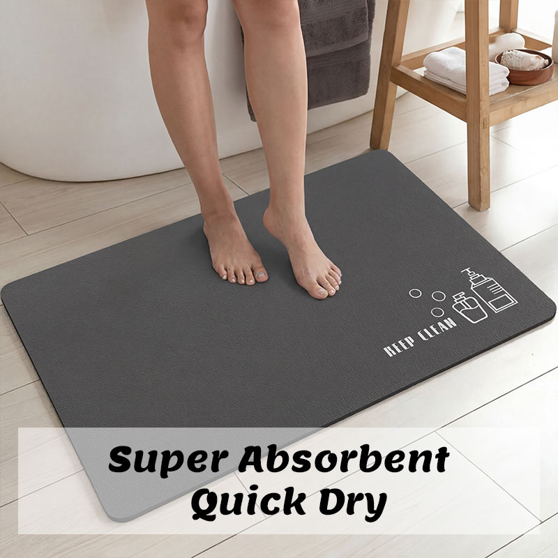 Tappetino da Bagno in Diatomit - Quick Dry Diatomite Bath Mat recensione e prezzo