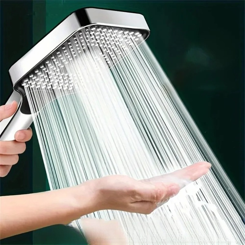 Soffione Doccia Quadrato Porta - High Pressure Shower Head Handheld recensione e prezzo