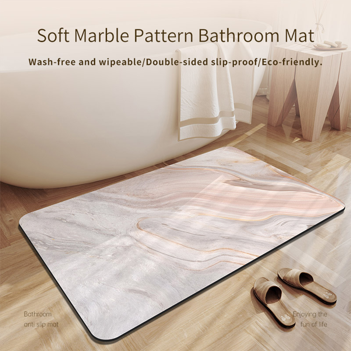 Tappetino da bagno Terra diato - Quick Dry Diatomite Bath Mat recensione e prezzo