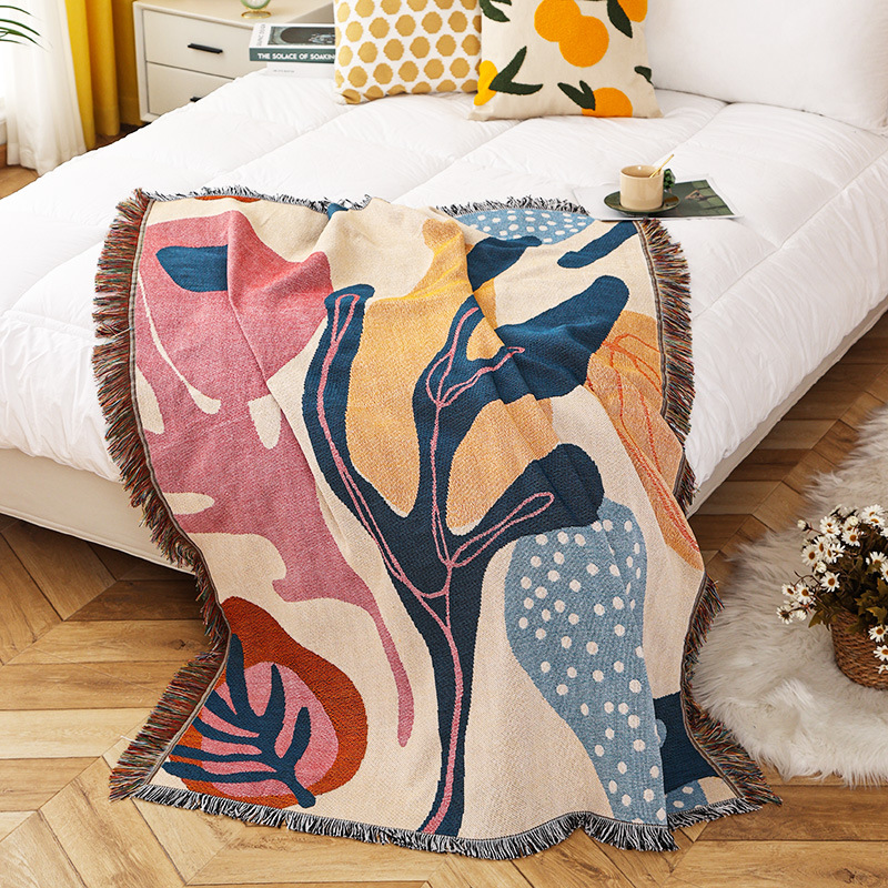Textile City Ins Alice Plant P - Boho Throw Blanket Fringe recensione e prezzo